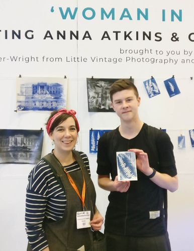 Little Vintage Photography - Cyanotype Demo at TPS 2019